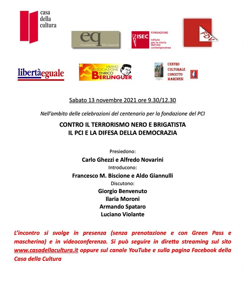 13 novembre 2021 centenario PCI 1